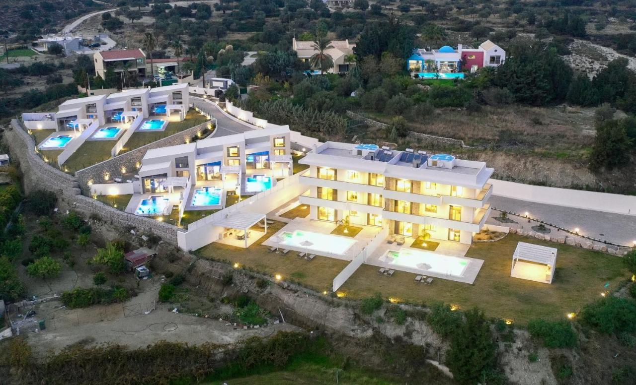 Pantheon Luxury Villas Rhodes Island アファンドウ エクステリア 写真
