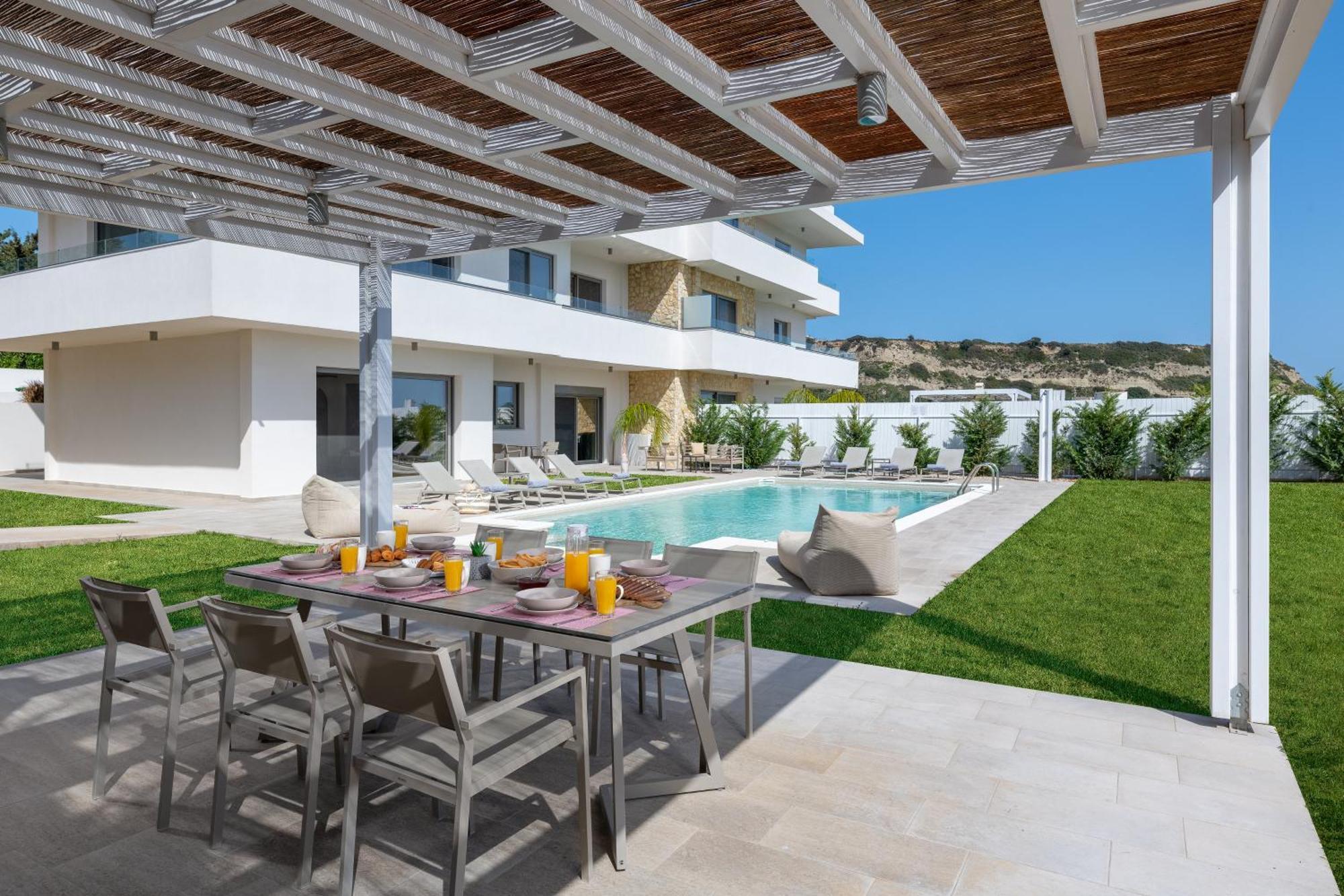 Pantheon Luxury Villas Rhodes Island アファンドウ エクステリア 写真