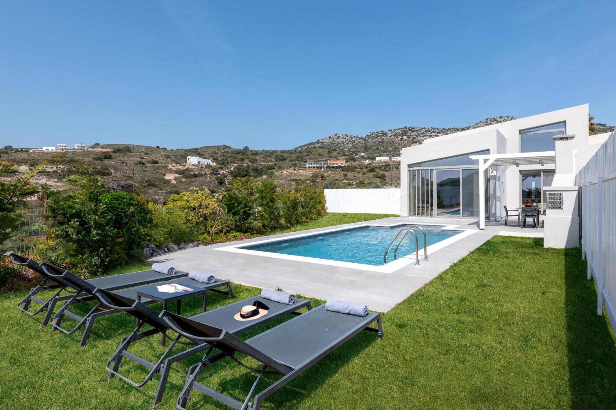 Pantheon Luxury Villas Rhodes Island アファンドウ エクステリア 写真
