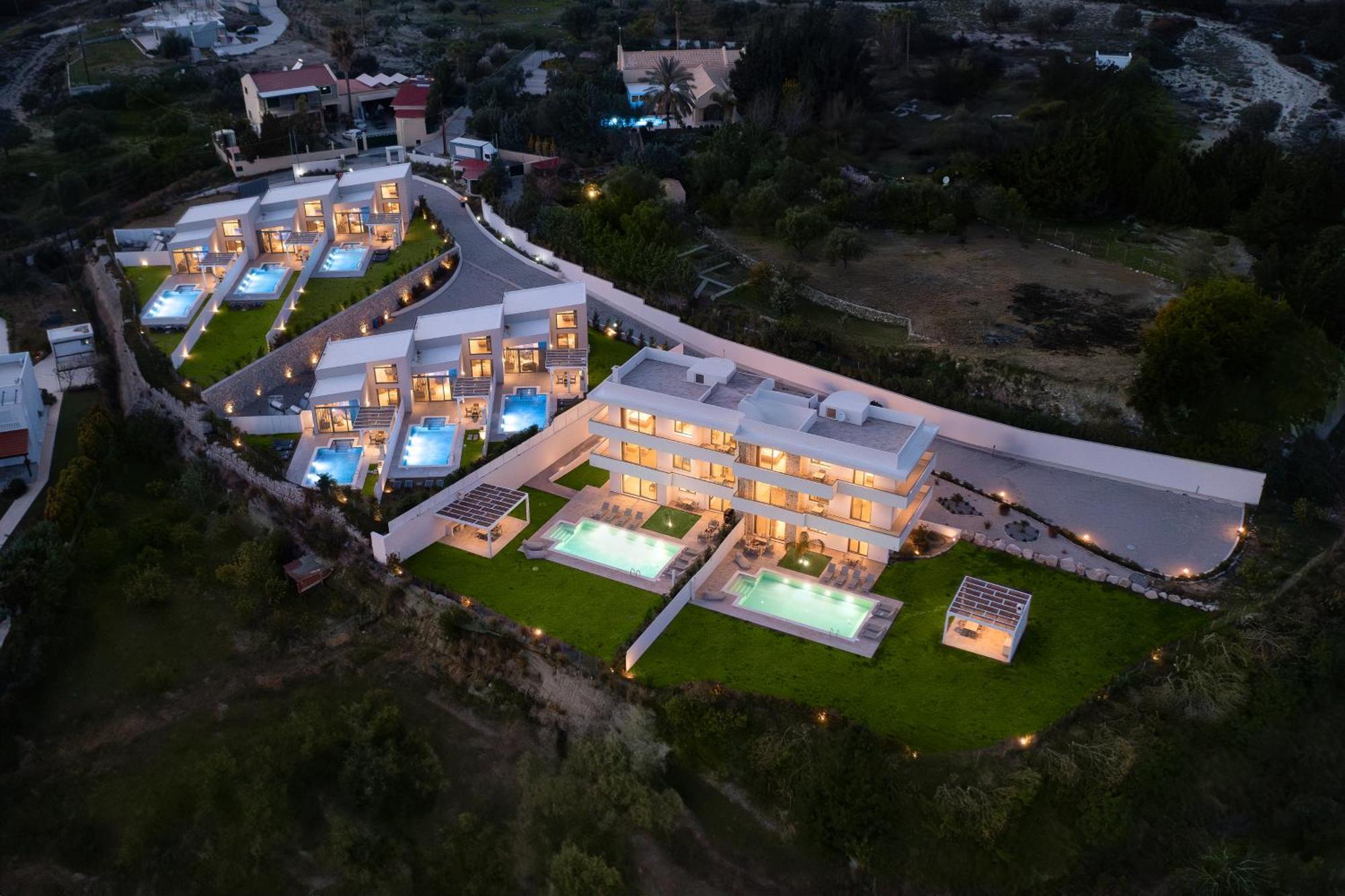 Pantheon Luxury Villas Rhodes Island アファンドウ エクステリア 写真