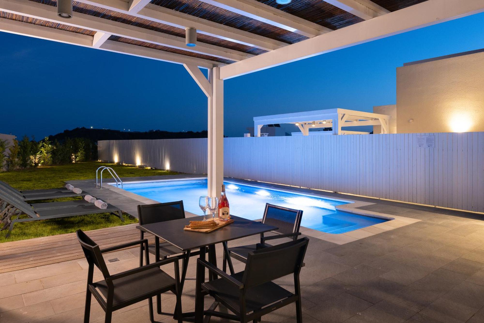 Pantheon Luxury Villas Rhodes Island アファンドウ エクステリア 写真