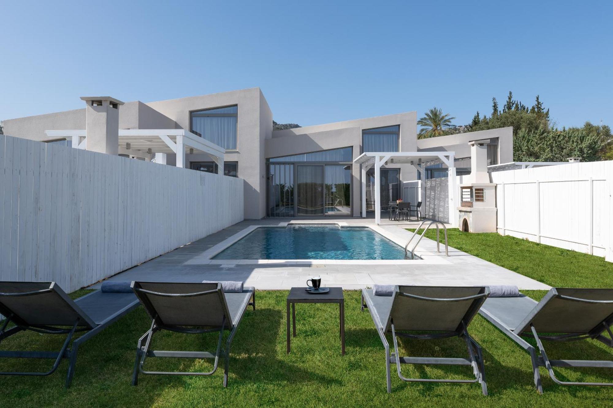 Pantheon Luxury Villas Rhodes Island アファンドウ エクステリア 写真