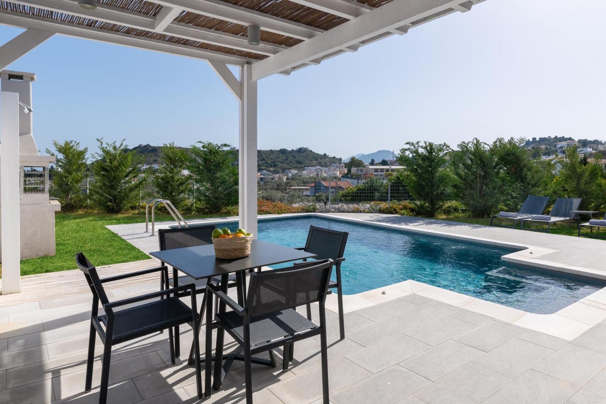 Pantheon Luxury Villas Rhodes Island アファンドウ エクステリア 写真