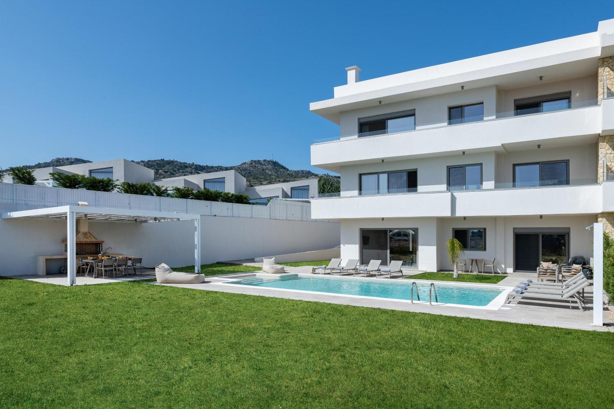 Pantheon Luxury Villas Rhodes Island アファンドウ エクステリア 写真