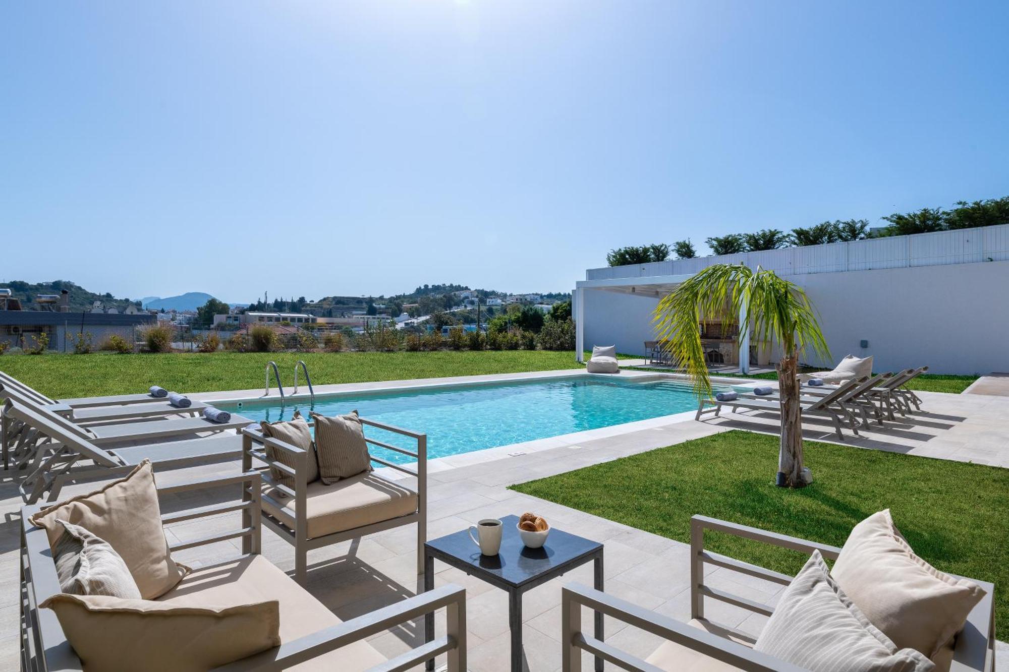 Pantheon Luxury Villas Rhodes Island アファンドウ エクステリア 写真