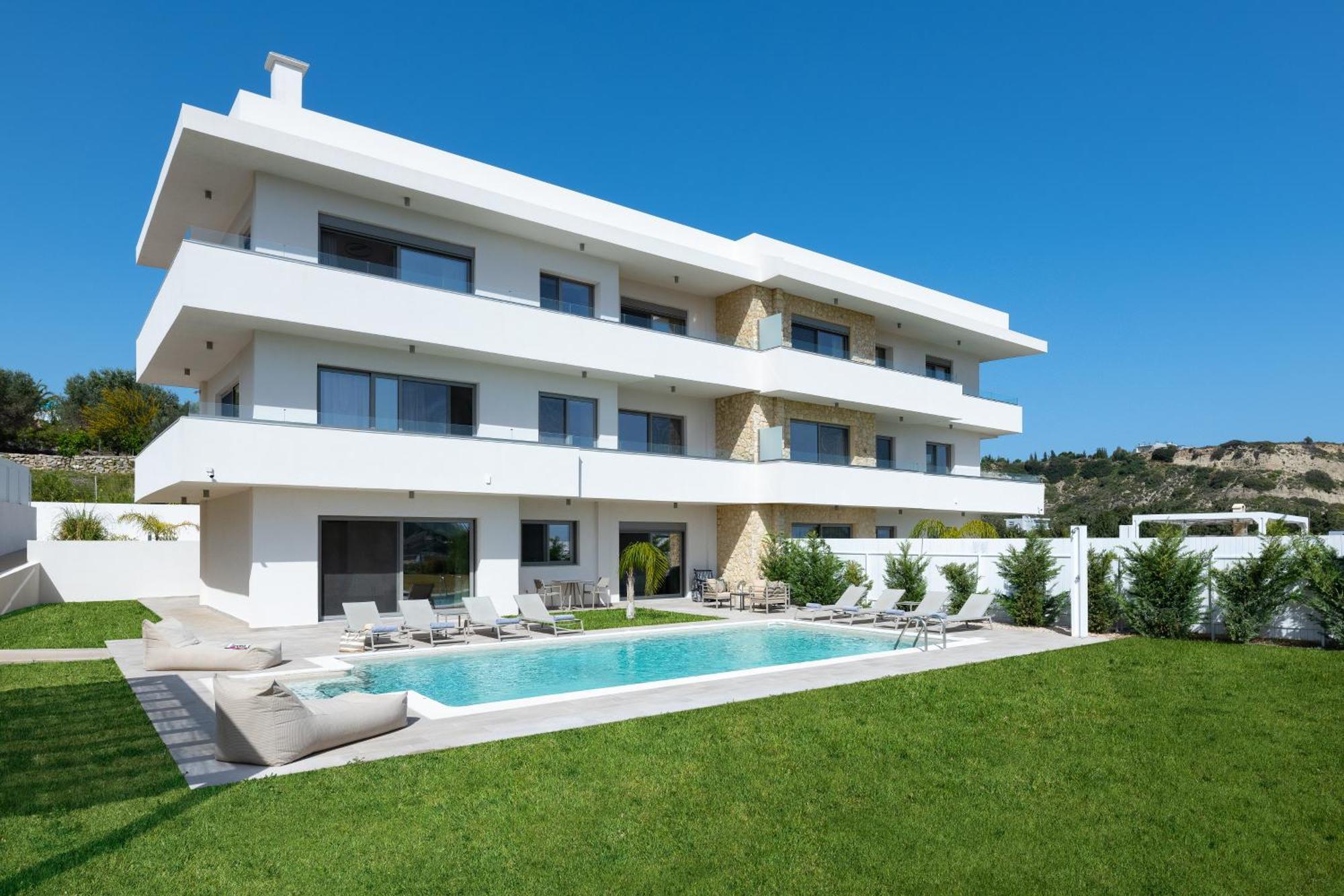 Pantheon Luxury Villas Rhodes Island アファンドウ エクステリア 写真