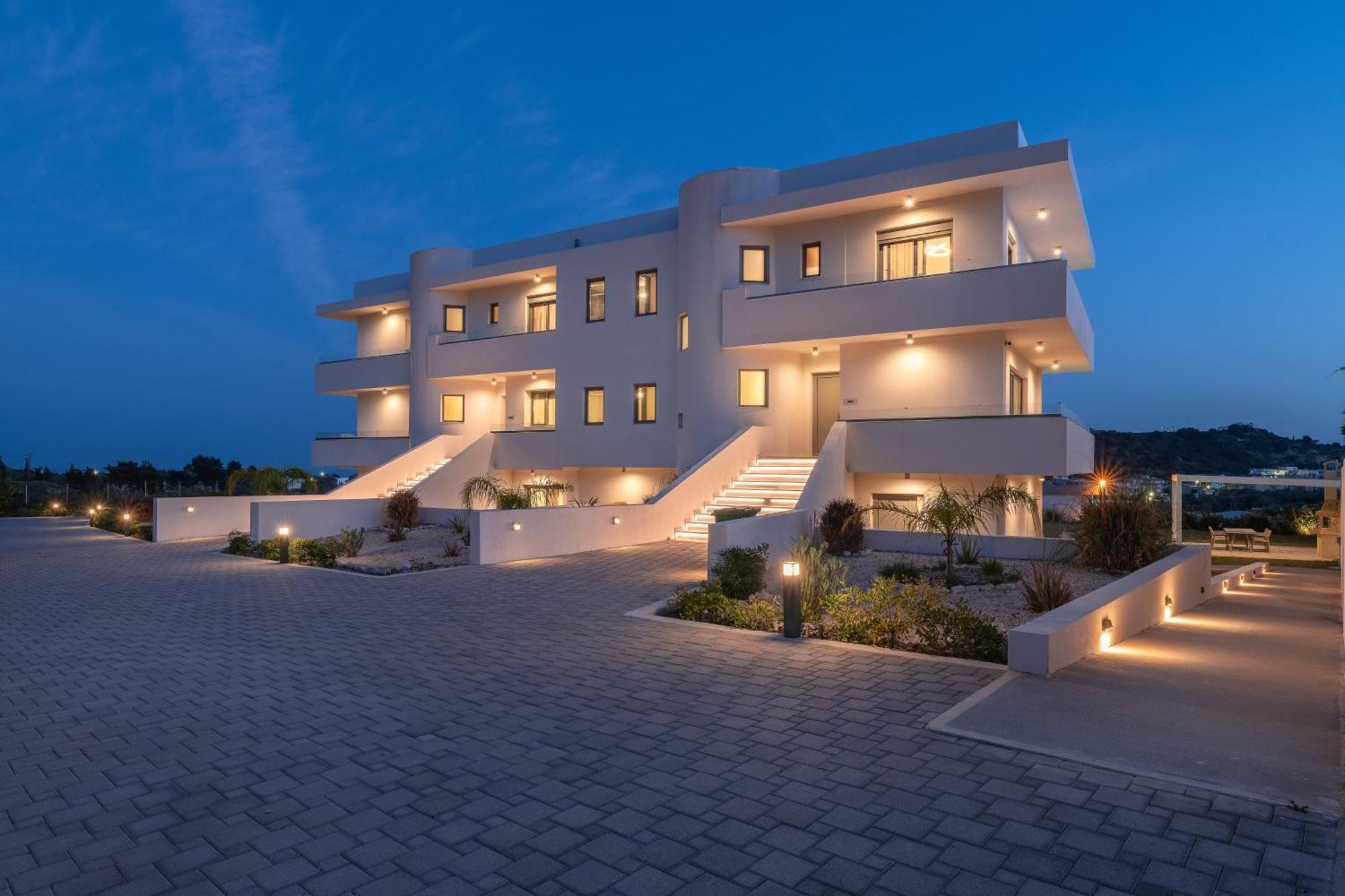 Pantheon Luxury Villas Rhodes Island アファンドウ エクステリア 写真
