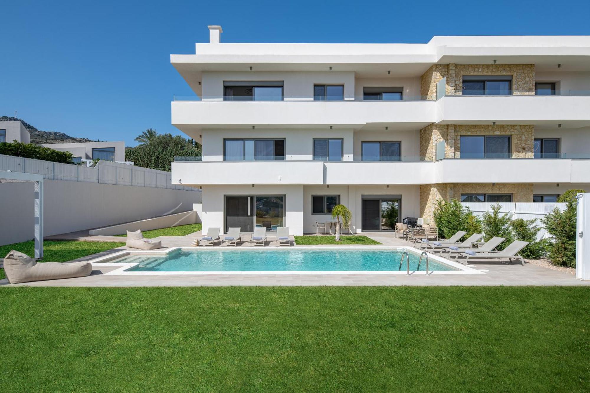 Pantheon Luxury Villas Rhodes Island アファンドウ エクステリア 写真