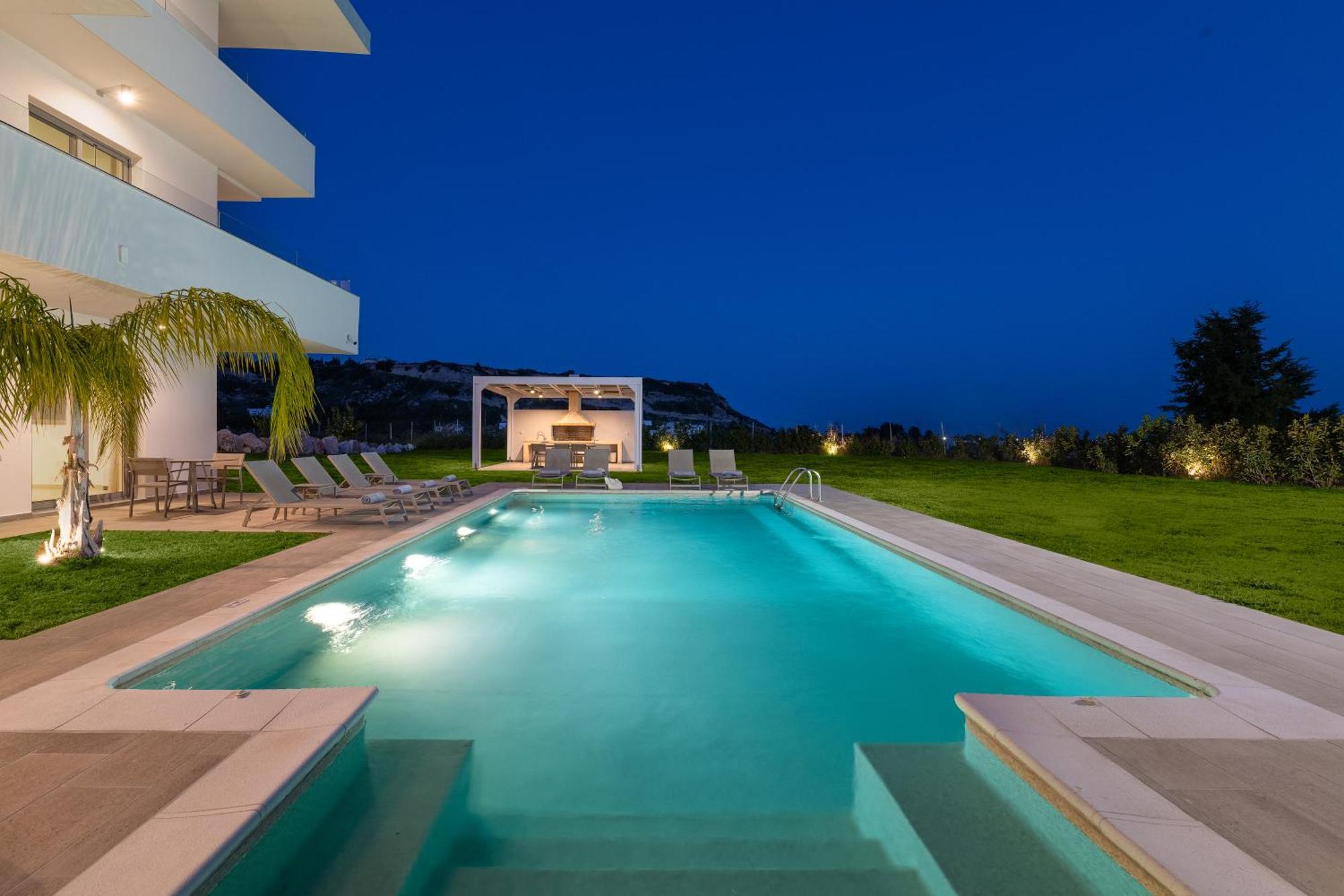 Pantheon Luxury Villas Rhodes Island アファンドウ エクステリア 写真