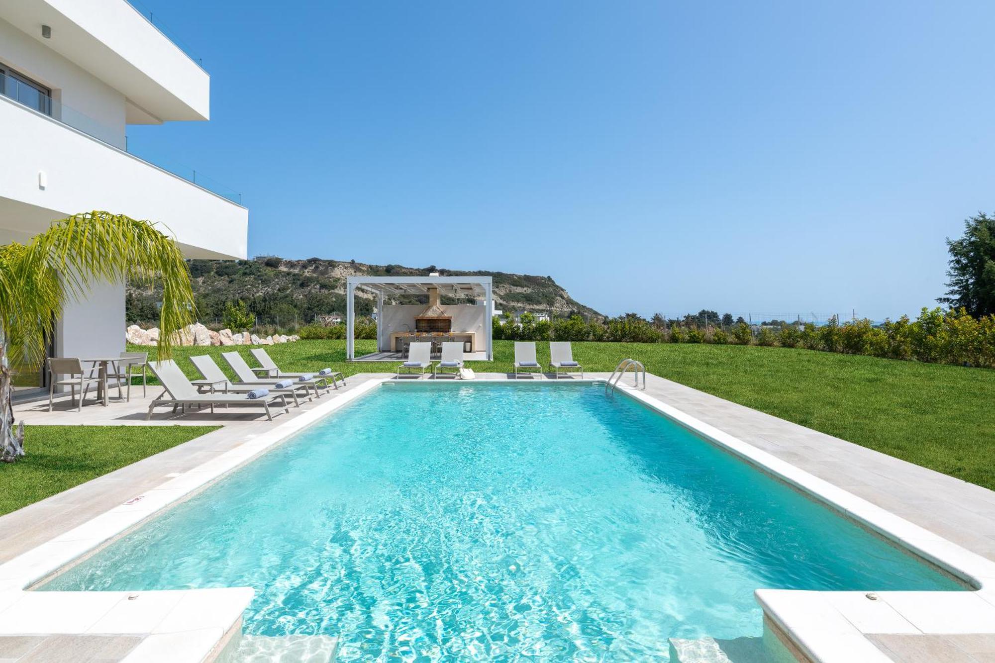 Pantheon Luxury Villas Rhodes Island アファンドウ エクステリア 写真