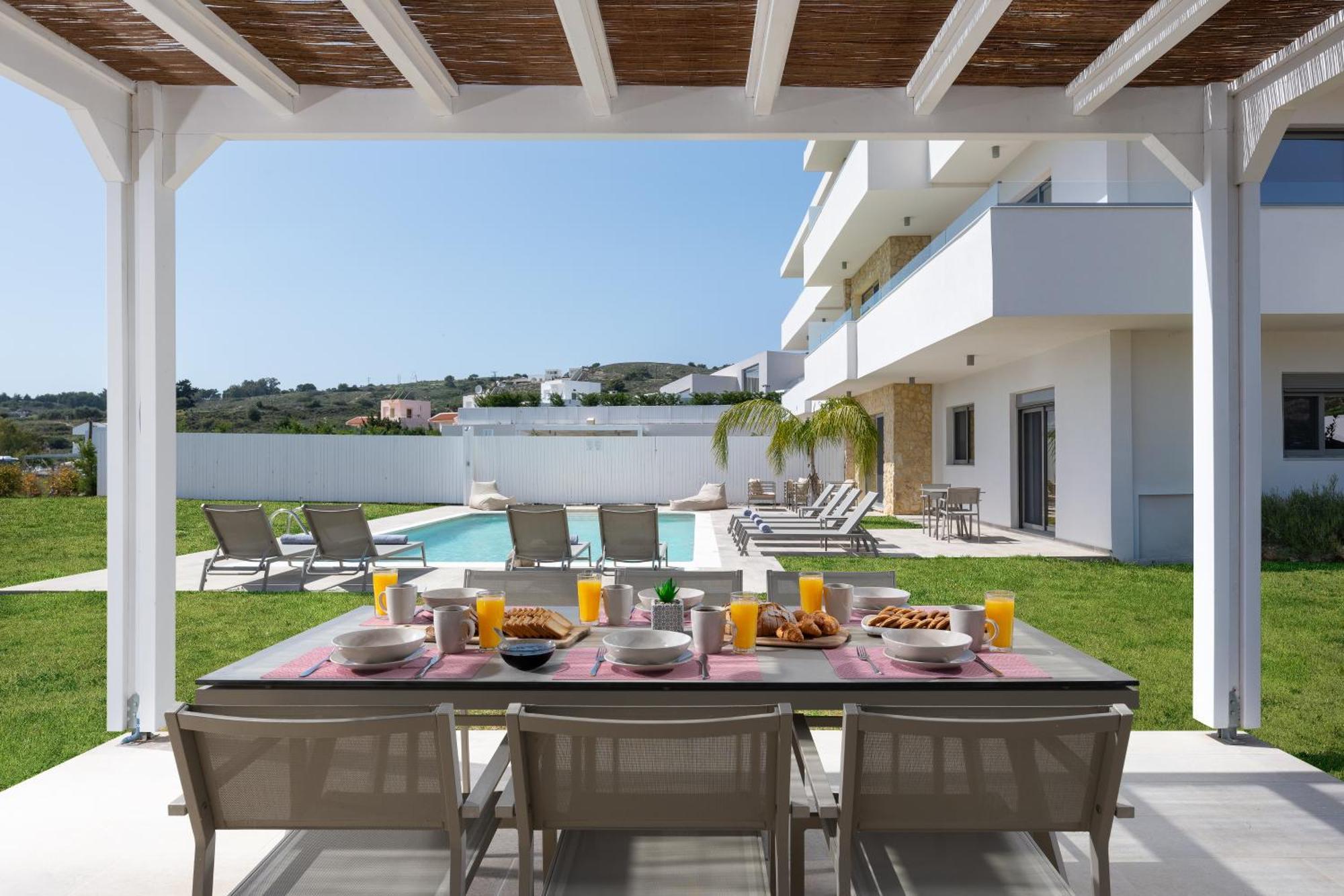 Pantheon Luxury Villas Rhodes Island アファンドウ エクステリア 写真