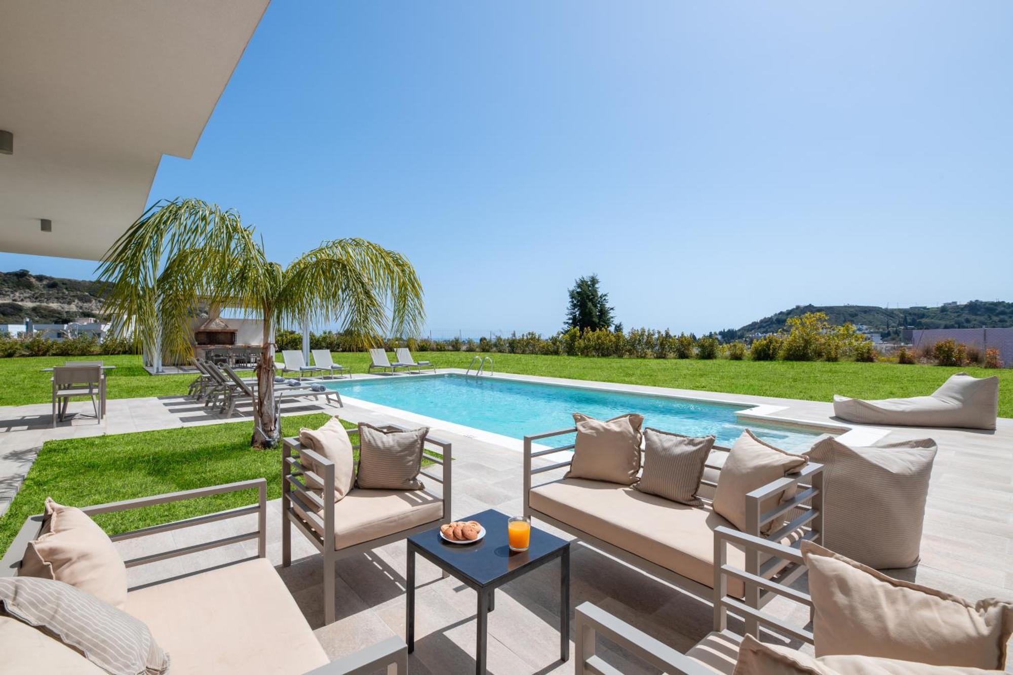 Pantheon Luxury Villas Rhodes Island アファンドウ エクステリア 写真